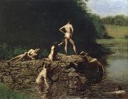Thomas Eakins Bathing Norge oil painting reproduction